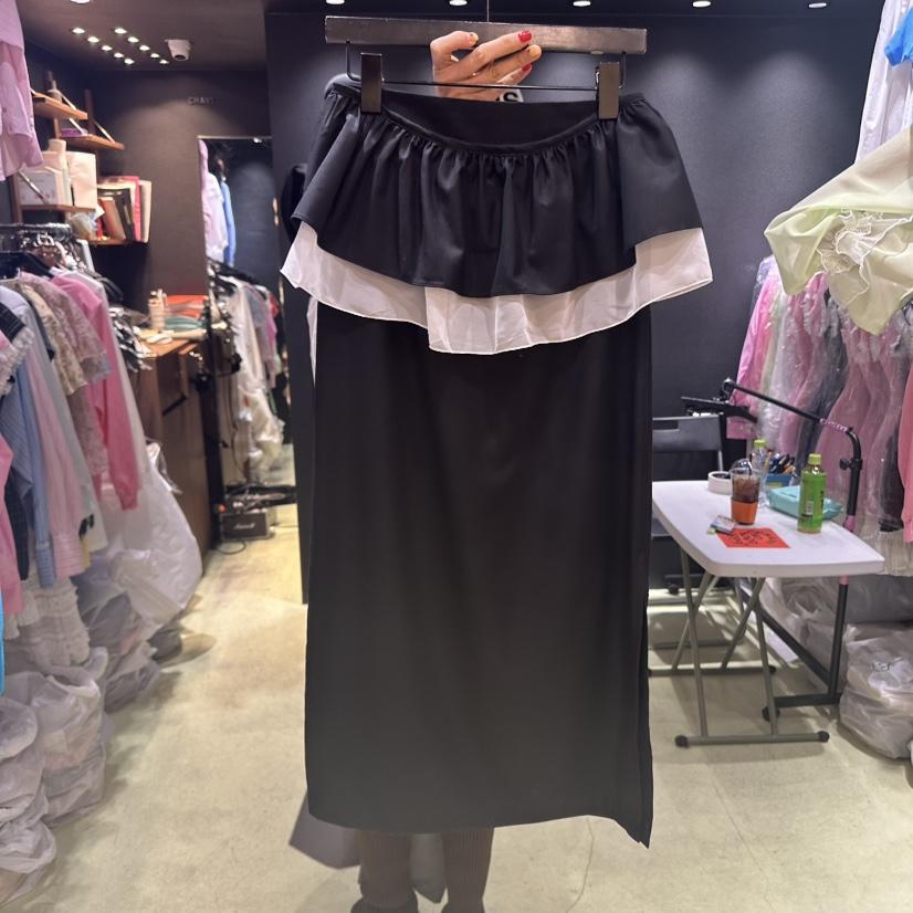 CHAVI韓國直郵㊣女裝新品人氣熱賣職業25春夏時尚推薦休閑長裙CHAVI長裙