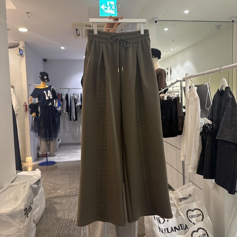 OREUM直郵韓國代購㊣女裝新品時尚人氣25春夏推薦休閑休閑褲OihEum休閑褲