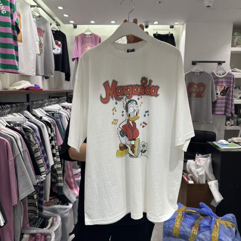 EVE韓國㊣直郵東大門代購女裝新品人氣職業休閑熱賣時尚T恤EVET恤