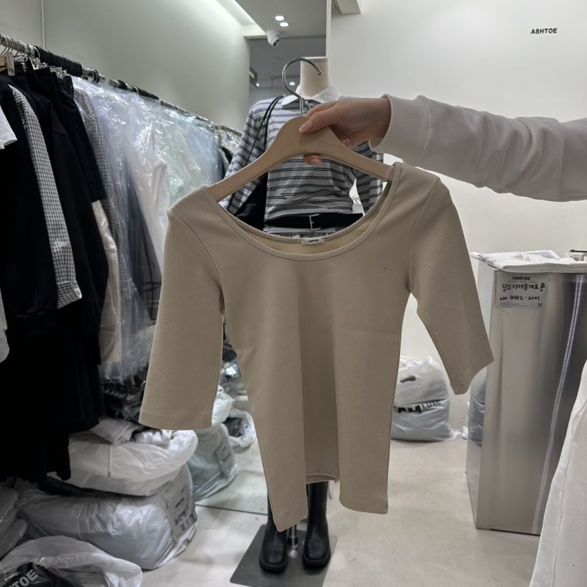 ASHTOE東大門代購女士新品真品25春夏熱賣休閑時尚職業推薦T恤ASHTOET恤