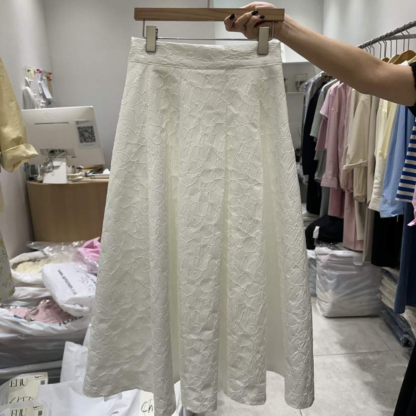 EN.U東大門實拍女士新品人氣休閑25春夏熱賣職業推薦時尚長裙EN.U長裙