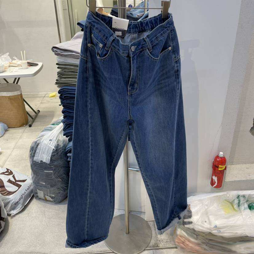 POCKET-Q東大門代購女裝新品職業人氣休閑真品熱賣推薦牛仔褲POCKET-Q牛仔褲
