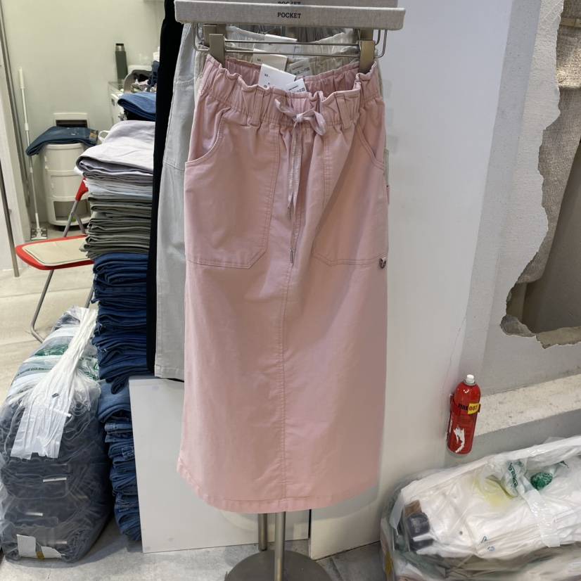 POCKET-Q東大門實拍女士新款25春夏熱賣休閑時尚半身裙中短裙POCKET-Q半身裙/中短裙