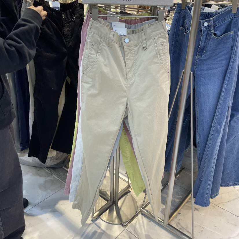 POCKET-Q東大門實拍女裝新品時尚25春夏真品職業人氣休閑褲POCKET-Q休閑褲