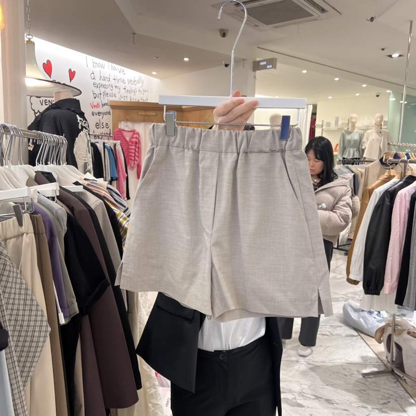 URBANE cloth東大門實拍女士新品熱賣真品25春夏休閑人氣短褲URBANE cloth短褲