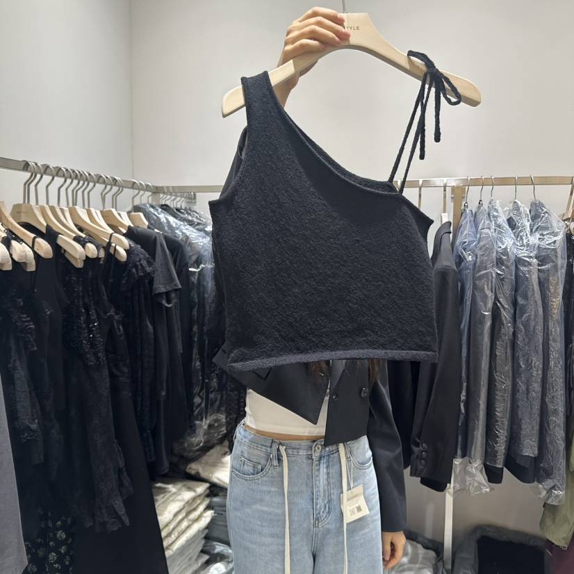 RE STYLE-Q東大門實拍女士新品推薦人氣熱賣真品吊帶背心RE STYLE吊帶/背心