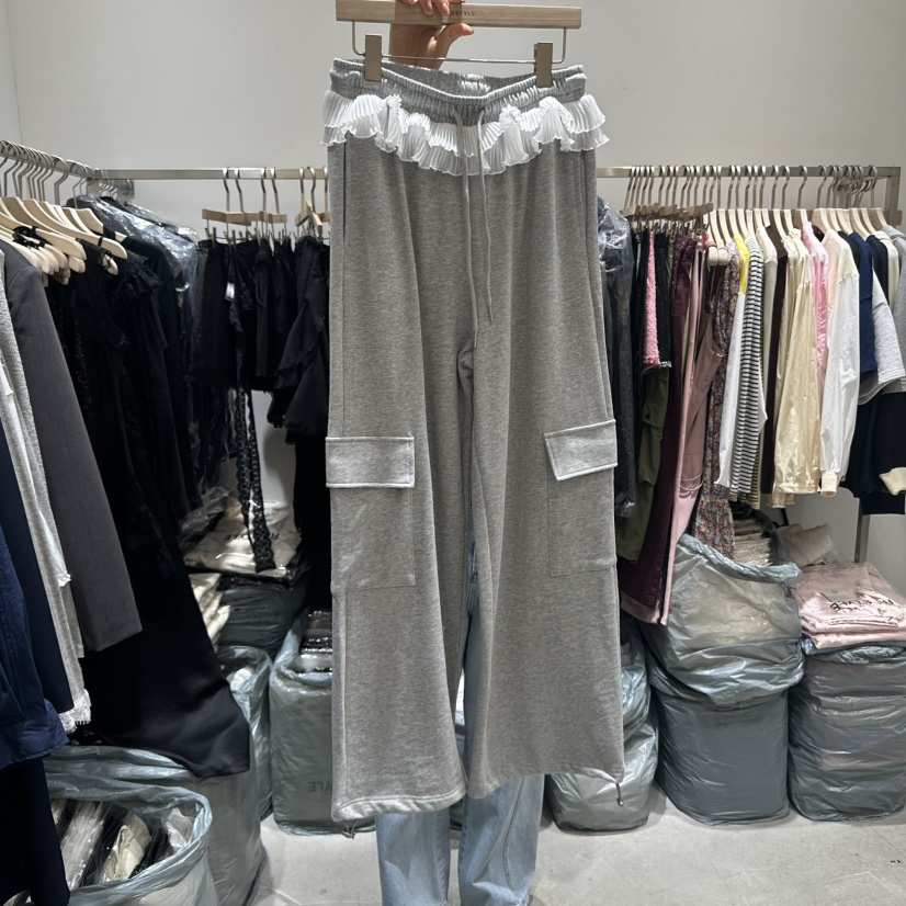 RE STYLE-Q東大門代購女裝新款推薦真品時尚休閑褲工裝褲RE STYLE休閑褲