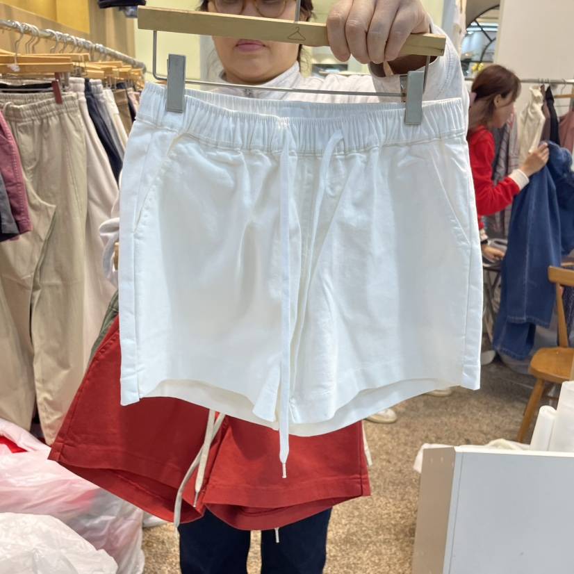 OTGEULY韓國代購女裝新品25春夏休閑職業人氣推薦真品熱賣短褲OTGEULY/衣架牌短褲