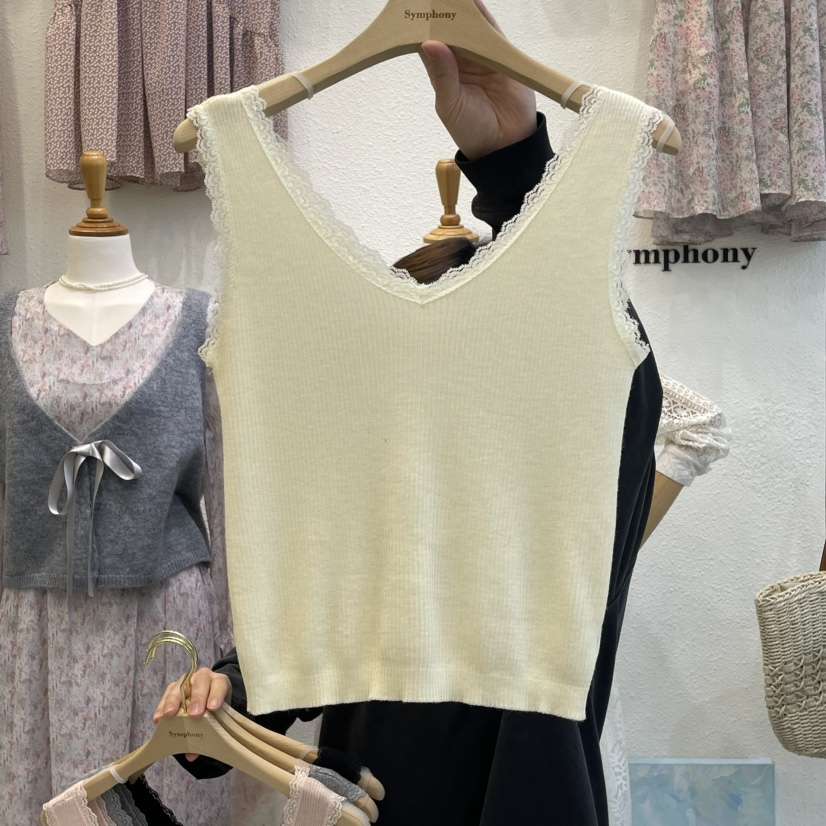 SYMPHONY東大門代購女士新品推薦真品休閑時尚吊帶背心蕾絲SYMPHONY吊帶/背心
