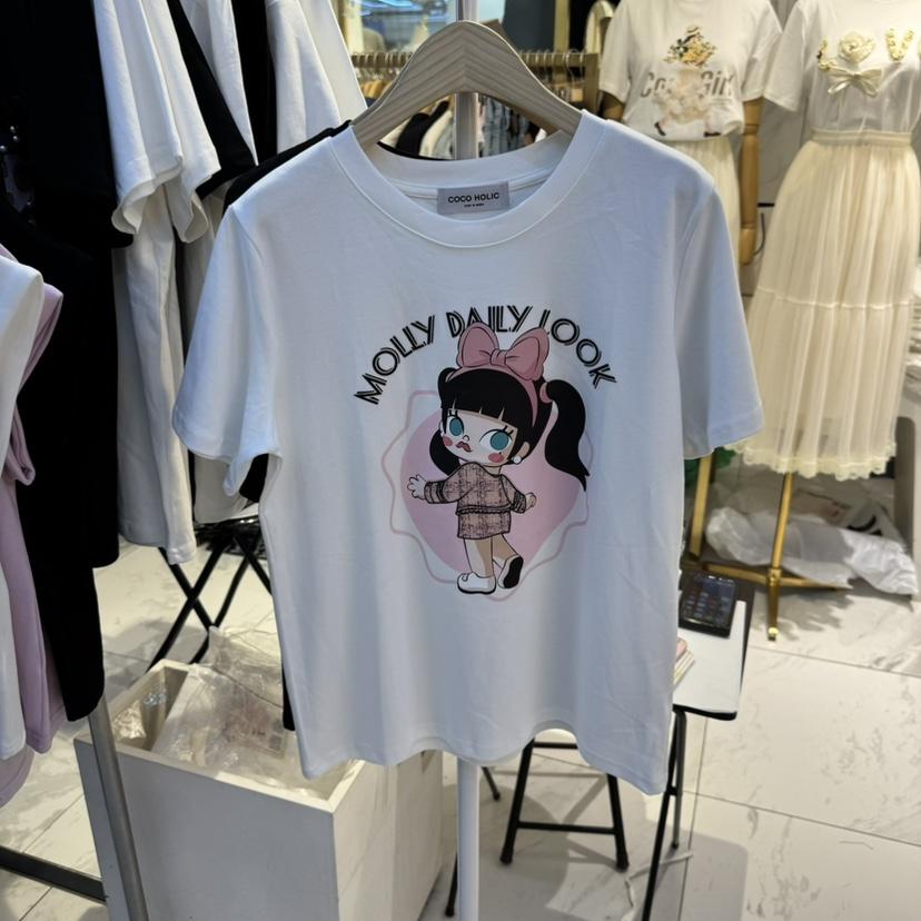 COCO HOLIC東大門直郵女裝新品熱賣真品25春夏人氣推薦T恤COCO HOLICT恤