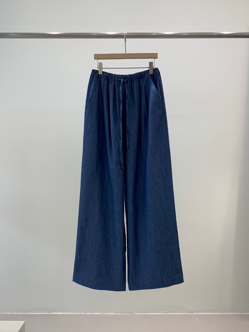 KNOCK東大門代購女裝新品25春夏推薦時尚休閑熱賣休閑褲天絲KNOCK休閑褲