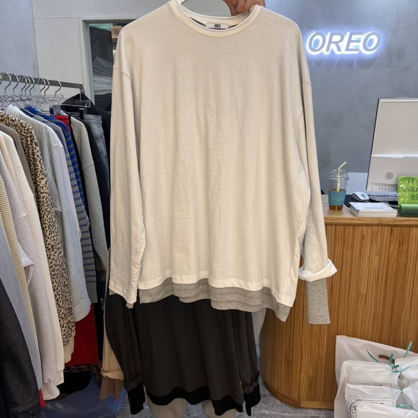 OREO韓國㊣直郵東大門代購女裝新品職業時尚推薦25春夏衛衣OREO衛衣