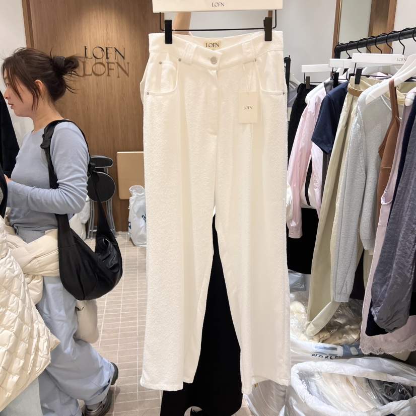 LOFN直郵韓國代購㊣女裝新款人氣時尚推薦職業休閑25春夏休閑褲LOFN休閑褲