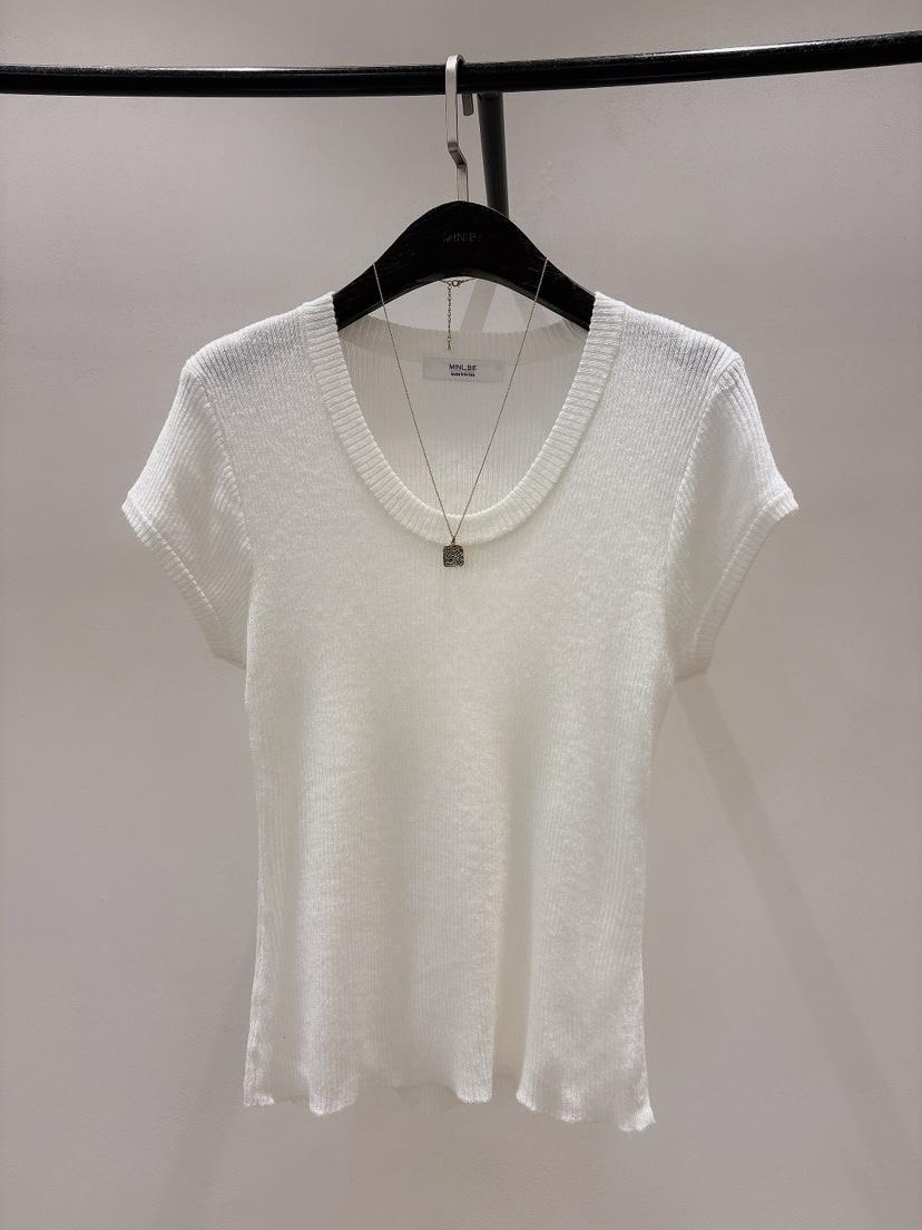 MINI BE韓國㊣直郵東大門代購女裝新品25春夏人氣熱賣職業T恤MINI BET恤