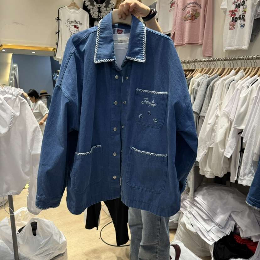 UNDERSTAR_VINTAGE韓國直郵㊣女裝新款熱賣休閑夾克不含內搭UNDERSTAR_VINTAGE夾克