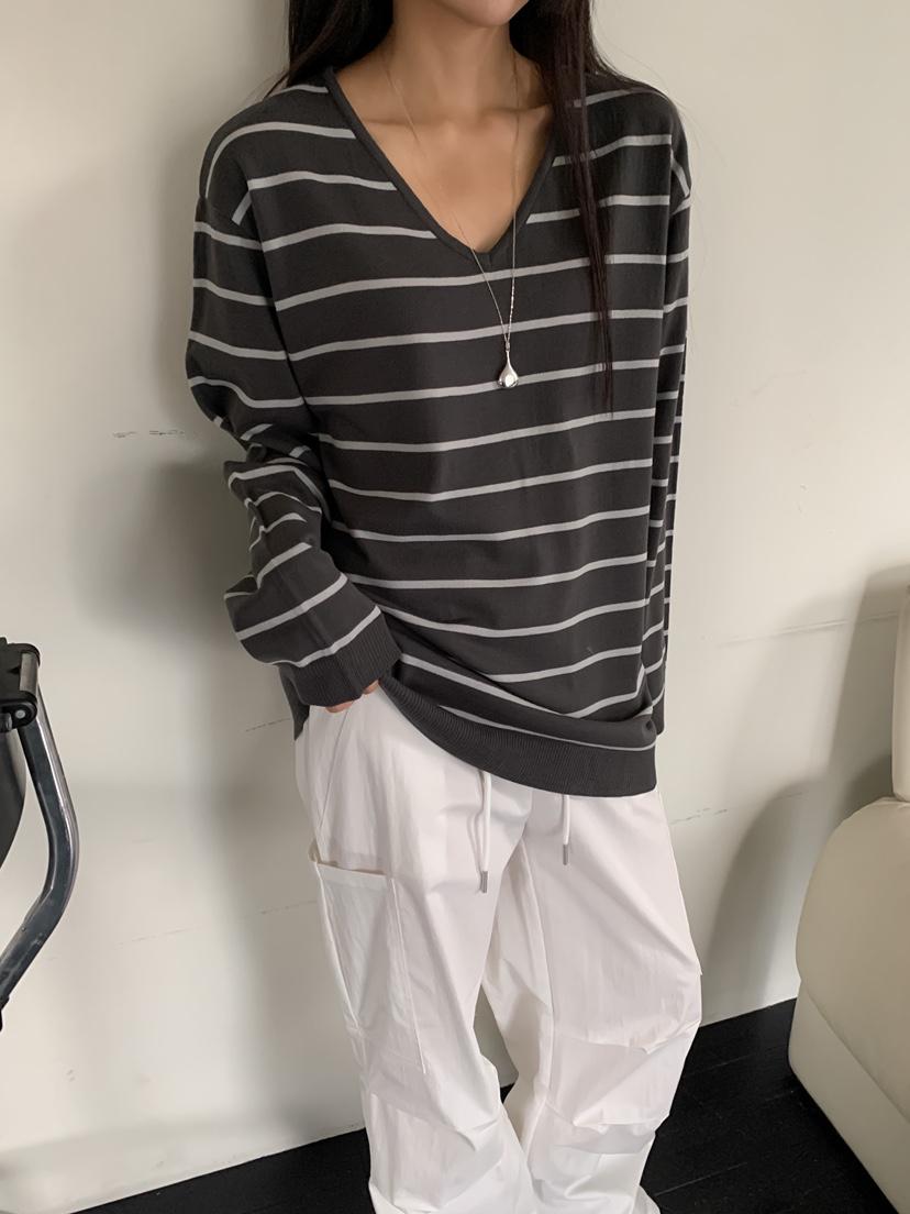GOYOU韓國直郵㊣東大門實拍女裝新款休閑人氣25春夏長袖T恤de goyou長袖T恤