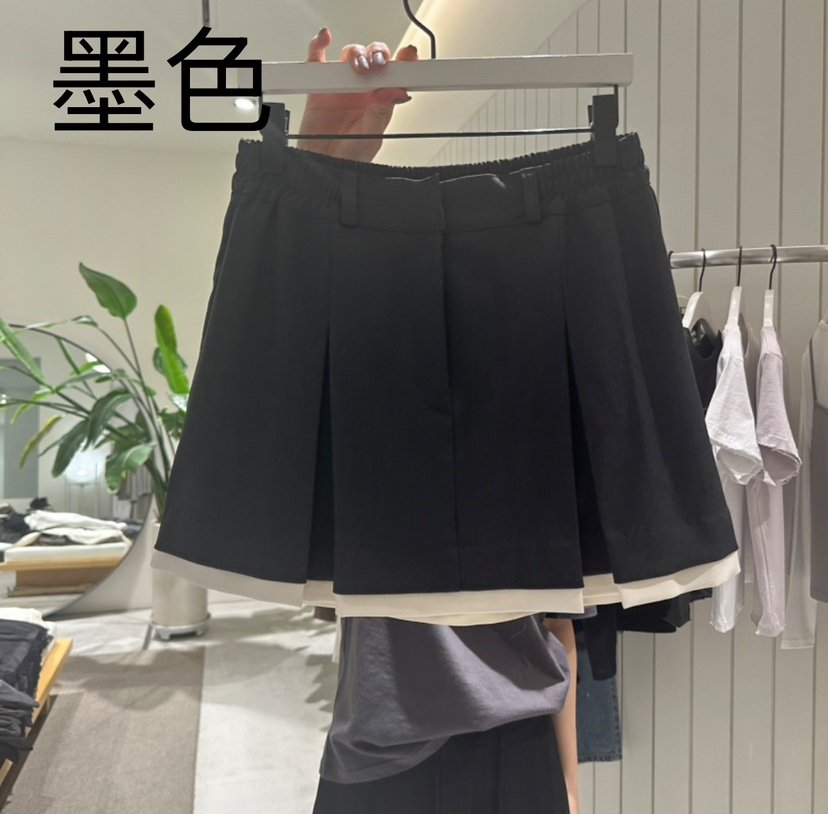 GRADE韓國直郵㊣東大門實拍女裝新品25春夏熱賣時尚休閑短裙GRADE短裙