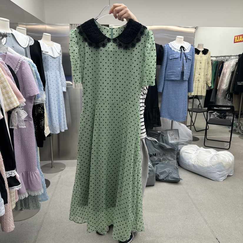 ANNA VERRY-P韓國直郵㊣女裝新品人氣熱賣25春夏職業連衣裙ANNA VERRY/BELIEVE連衣裙