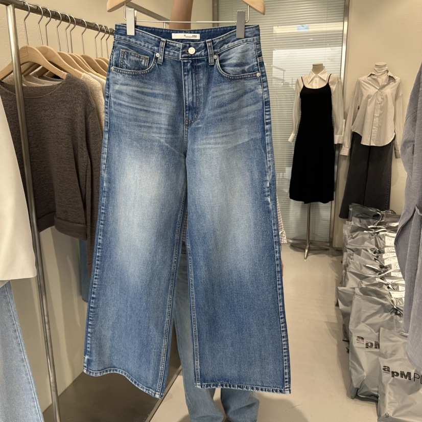 PLAMM韓國㊣直郵東大門代購女裝新品職業25春夏時尚推薦牛仔褲PLAMM牛仔褲