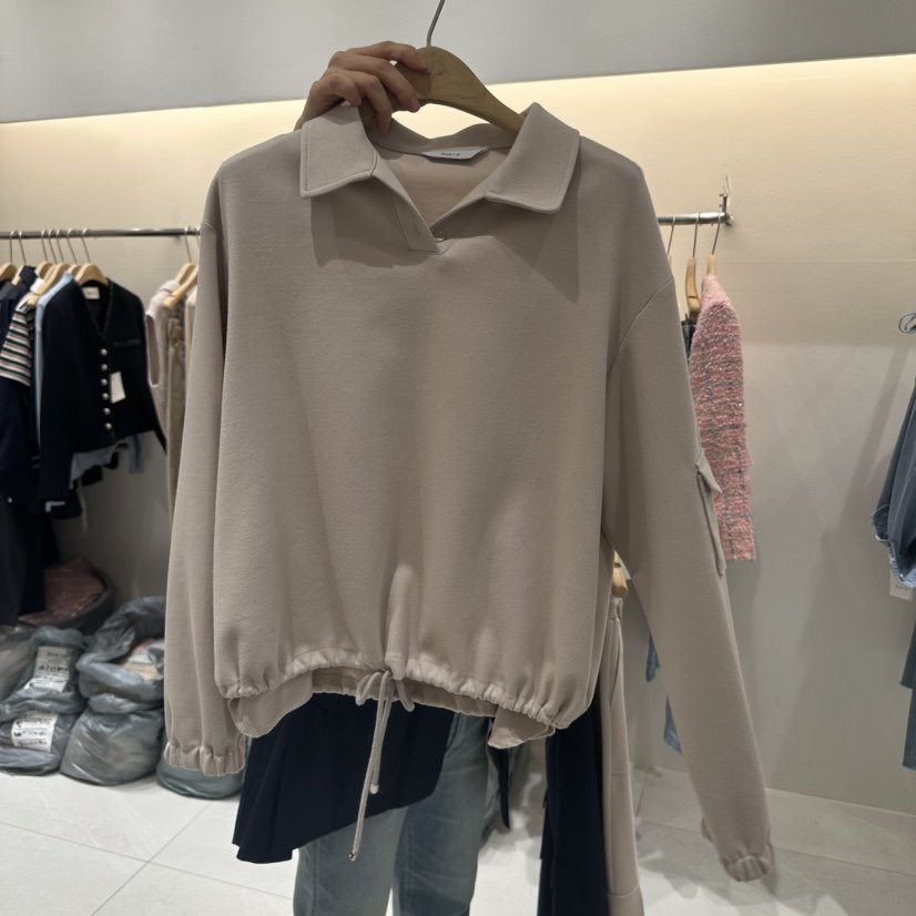 BLUEI-D韓國直郵㊣女裝新品職業時尚熱賣人氣休閑25春夏衛衣Blue i-d衛衣