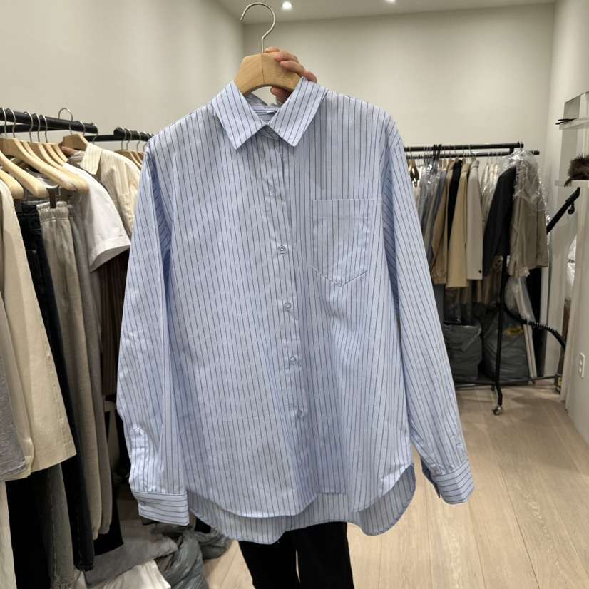 NOTTINGHAM韓國直郵㊣東大門實拍女裝新品時尚人氣襯衫蕾絲衫NOTTINGHAM襯衫/蕾絲衫