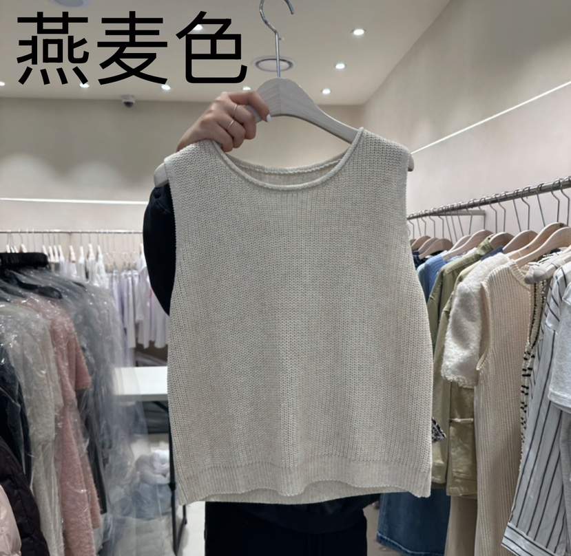 CREME BRULEE直郵韓國代購㊣女裝新款推薦25春夏休閑吊帶背心CREME BRULEE/DH吊帶/背心
