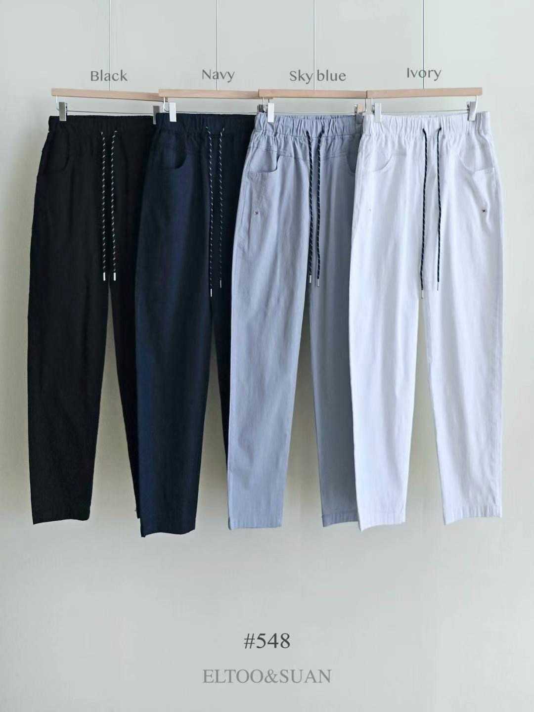 SUAN東大門代購女裝新款時尚熱賣職業休閑真品25春夏休閑褲SUAN休閑褲