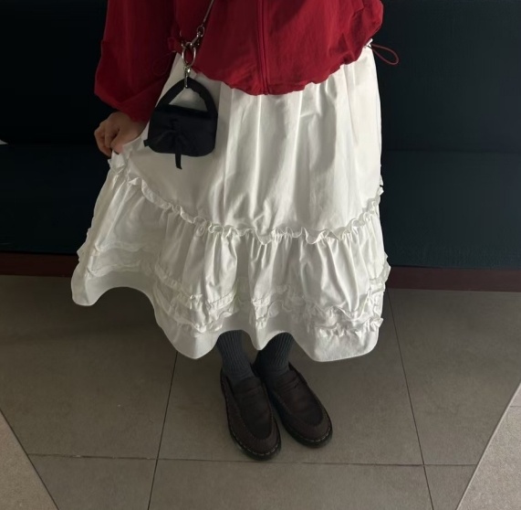 AVID東大門實拍女士新品25春夏時尚推薦休閑真品半身裙中短裙AVID半身裙/中短裙