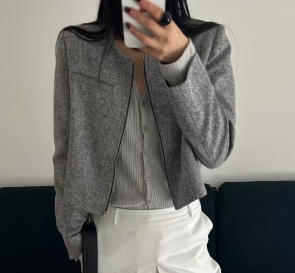 AVID韓國代購女裝新款25春夏推薦職業熱賣人氣時尚休閑夾克AVID夾克