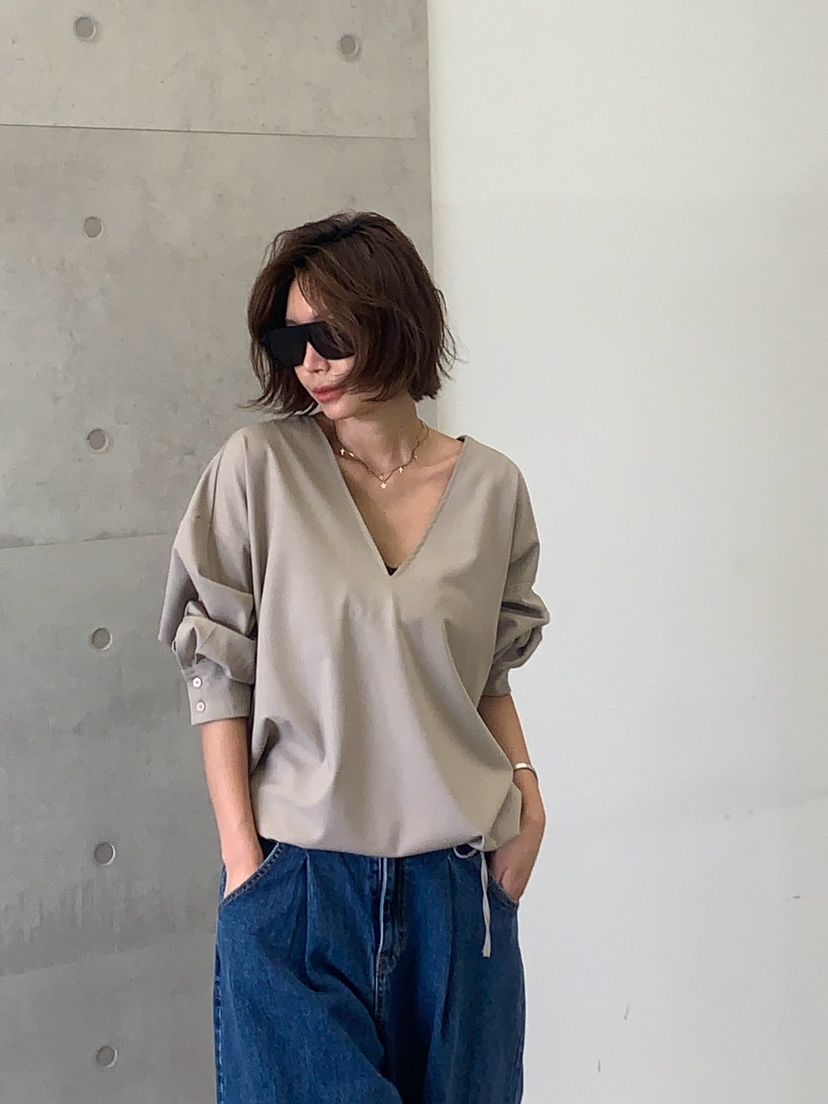 PARIS MATCH韓國直郵㊣女裝新品25春夏休閑時尚襯衫蕾絲衫PARIS MATCH襯衫/蕾絲衫