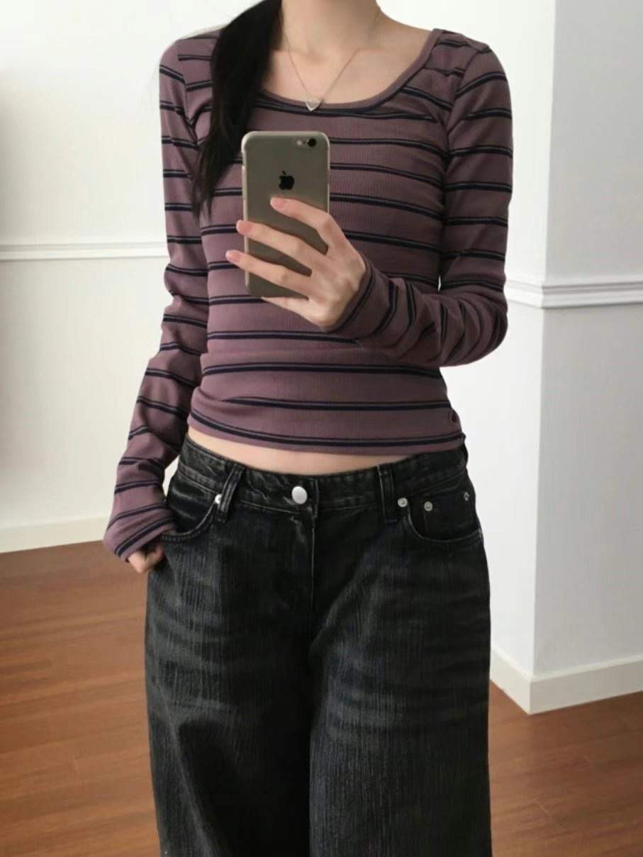 MEILLEUR韓國代購女裝新款推薦休閑真品職業熱賣時尚長袖T恤MEILLEUR長袖T恤