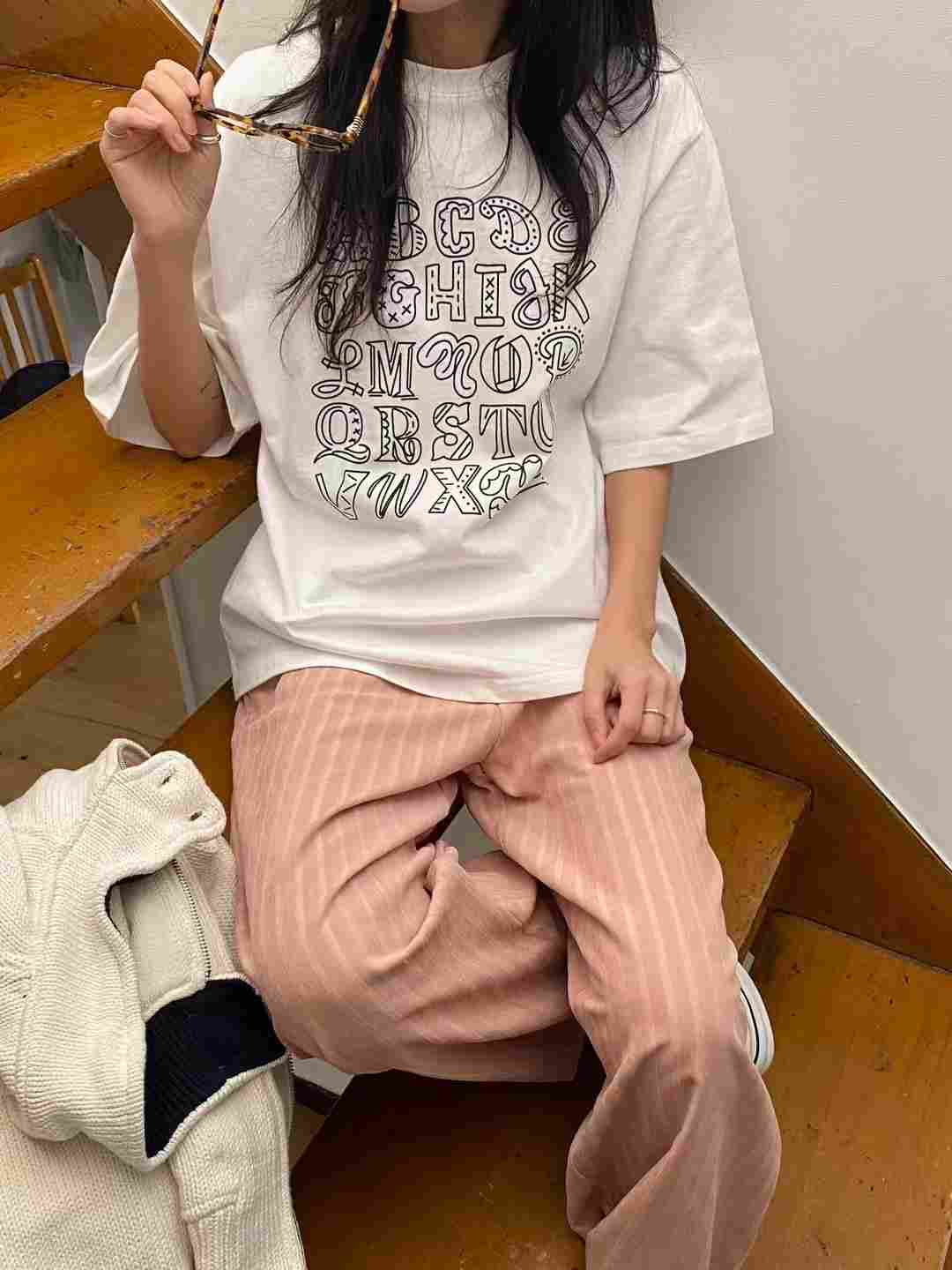 BEAGLE韓國直郵㊣女裝新品職業推薦休閑時尚25春夏人氣熱賣T恤BEAGLET恤