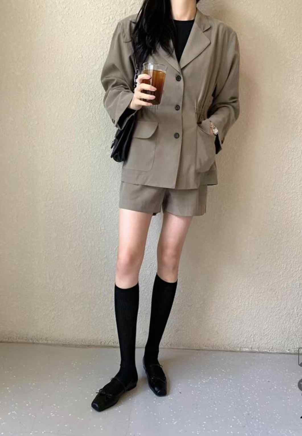 UNCOVER CUBE東大門實拍女士新款25春夏休閑職業推薦時尚套裝LALAGIRL套裝