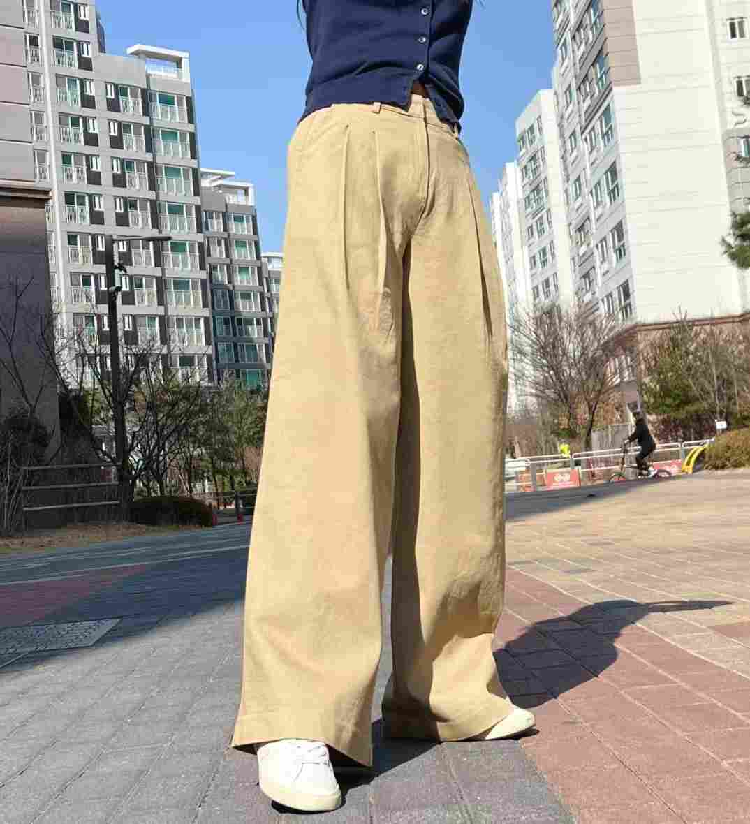 LEESA東大門實拍女裝新款休閑職業熱賣推薦25春夏人氣休閑褲LEESA休閑褲