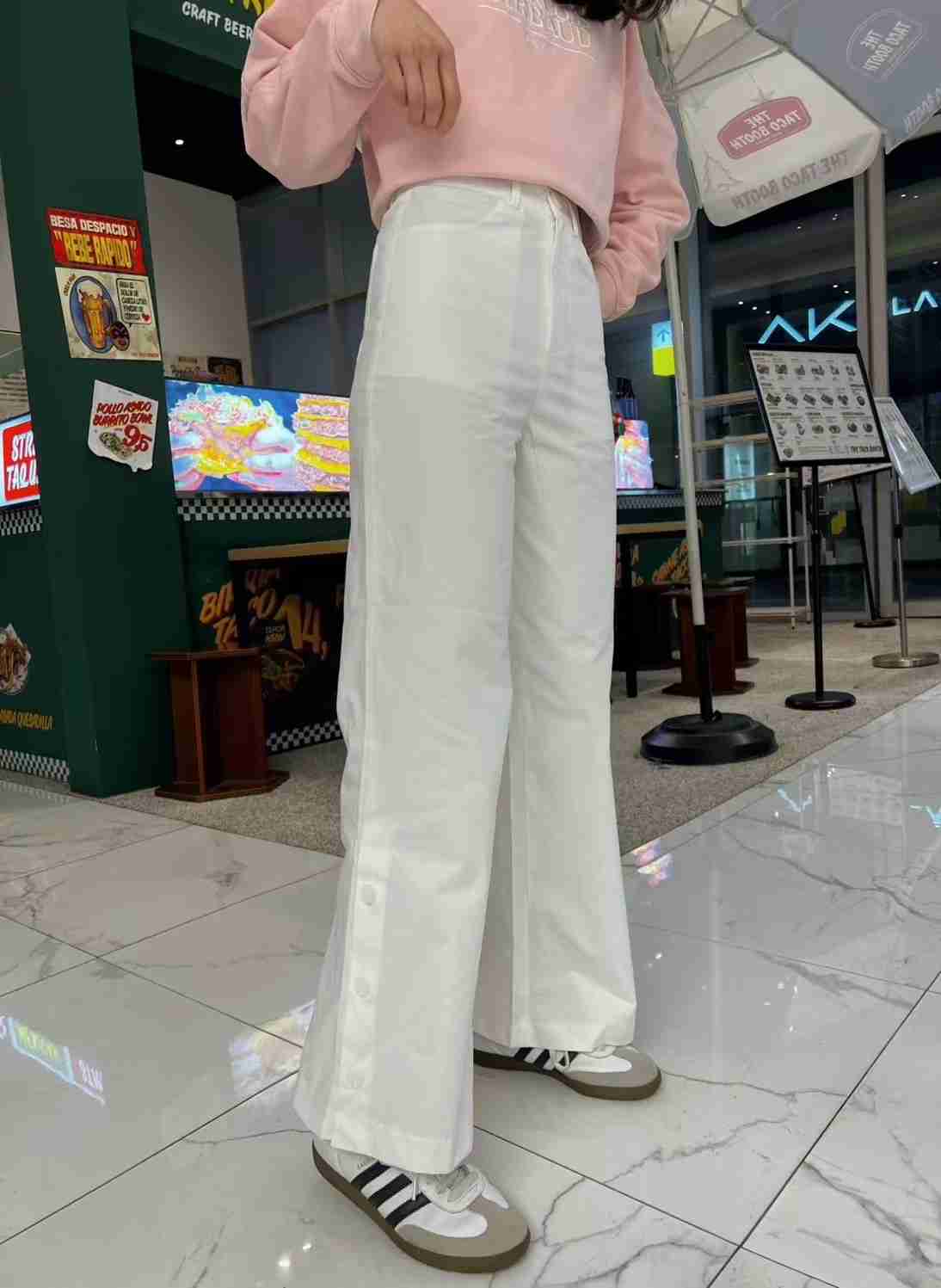 LEESA東大門直郵女裝新款熱賣休閑人氣職業推薦25春夏休閑褲LEESA休閑褲