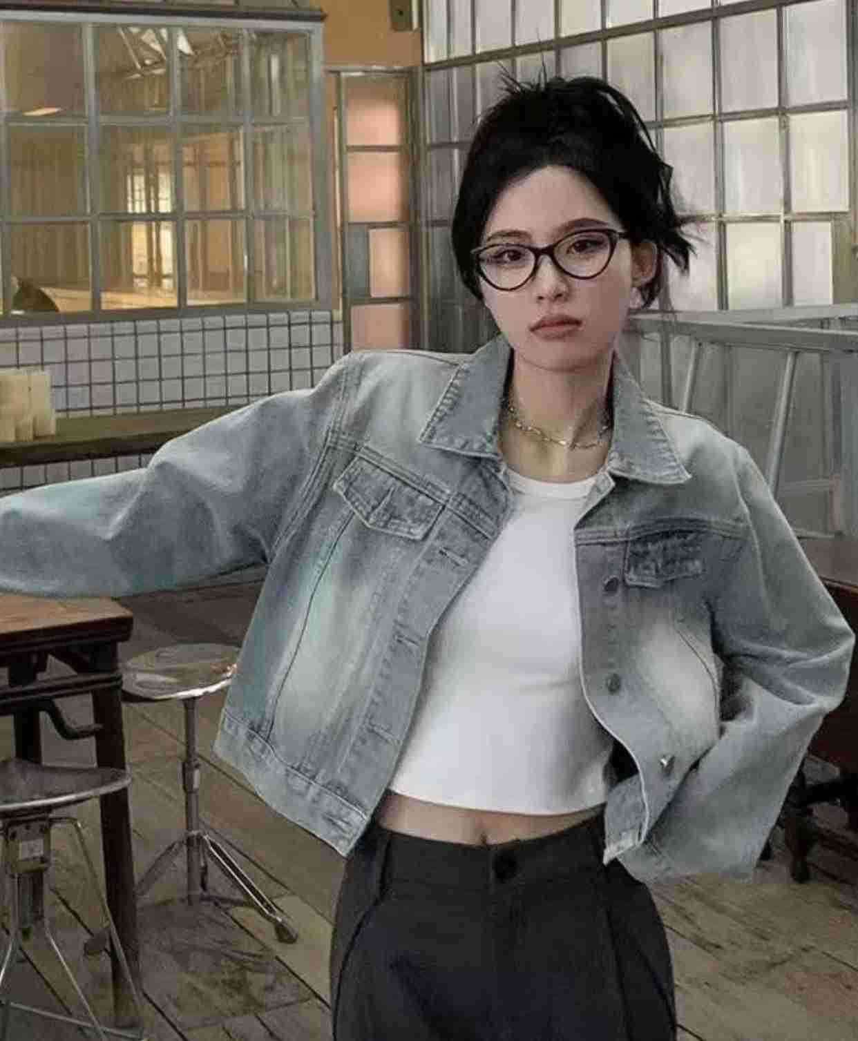 LIMITED韓國代購女士新品真品25春夏職業人氣休閑時尚推薦夾克LIMITED夾克