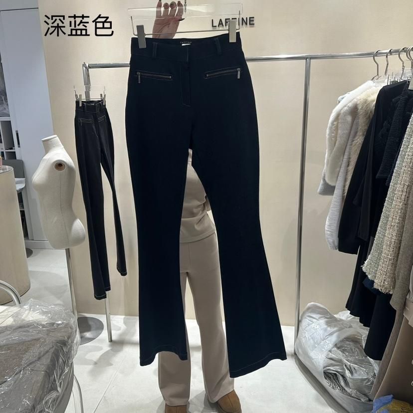 LAFFINE-P韓國直郵㊣東大門實拍女裝新款人氣熱賣休閑褲拉鏈LAFFINE-P休閑褲
