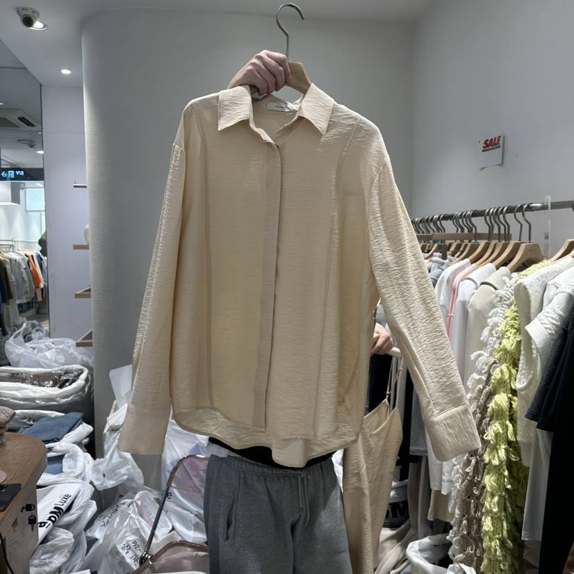 MAGNOLIA36-L直郵韓國代購㊣女裝新品職業熱賣25春夏襯衫蕾絲衫MAGNOLIA36-L襯衫/蕾絲衫
