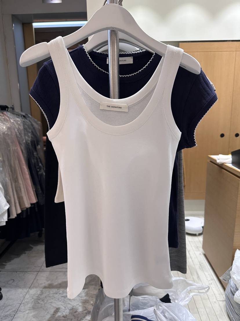 THE SIGNATURE韓國直郵㊣東大門實拍女裝新品時尚吊帶背心THE SIGNATURE吊帶/背心