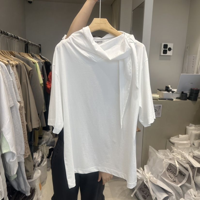 PARIS MATCH韓國直郵㊣東大門實拍女裝新品時尚推薦休閑T恤PARIS MATCHT恤