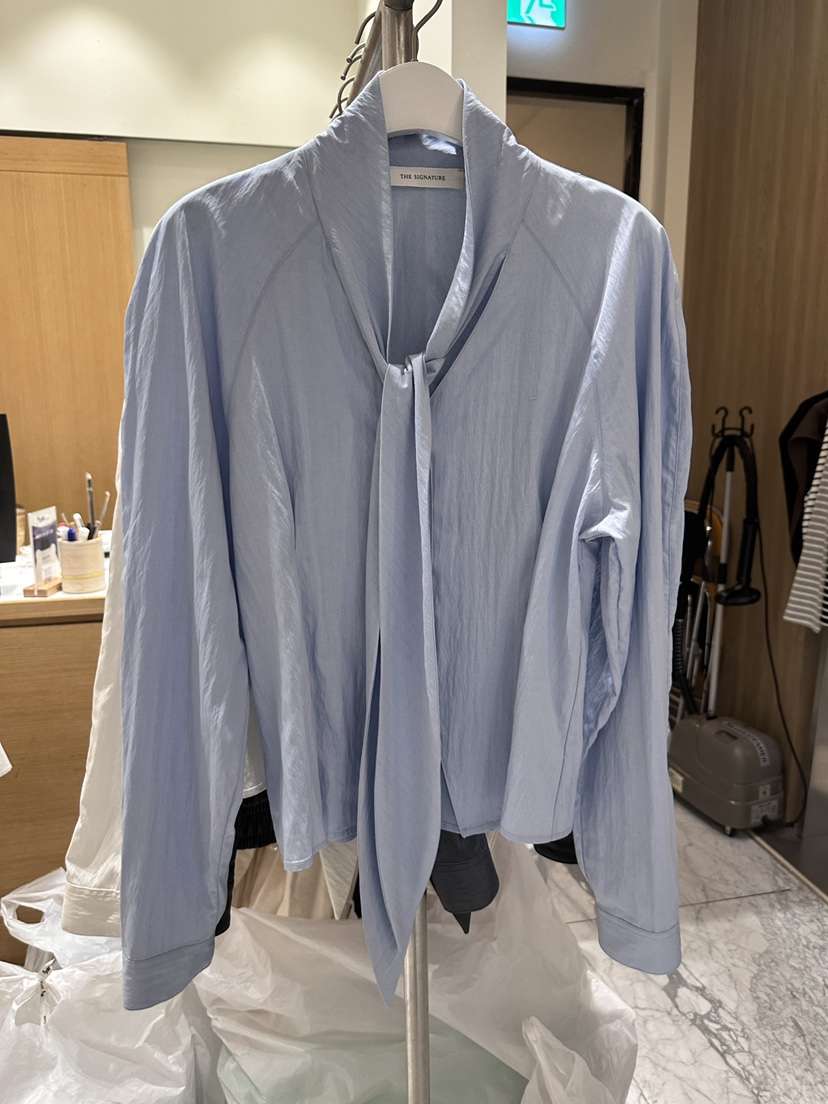 THE SIGNATURE韓國㊣直郵東大門代購女裝新品時尚襯衫蕾絲衫THE SIGNATURE襯衫/蕾絲衫
