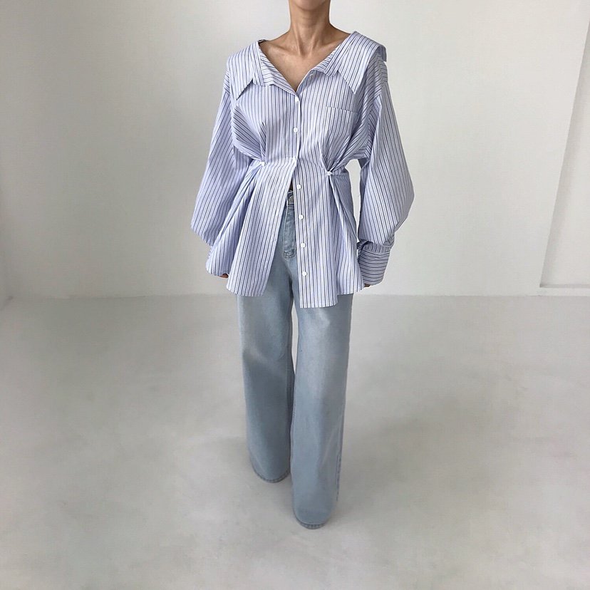 2TWO MOON東大門代購女士新款休閑熱賣人氣襯衫蕾絲衫寬松2TWO MOON襯衫/蕾絲衫