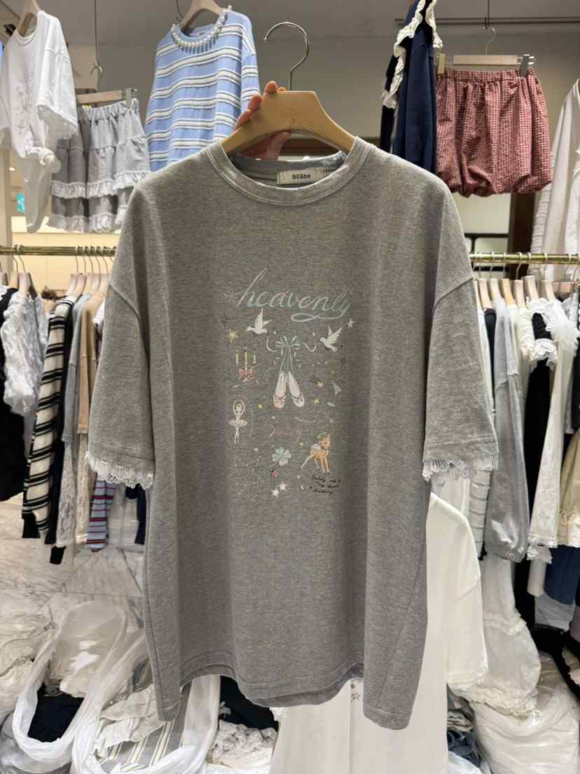BE&amp;BE東大門代購女士新品人氣休閑25春夏職業時尚真品T恤BE&beT恤
