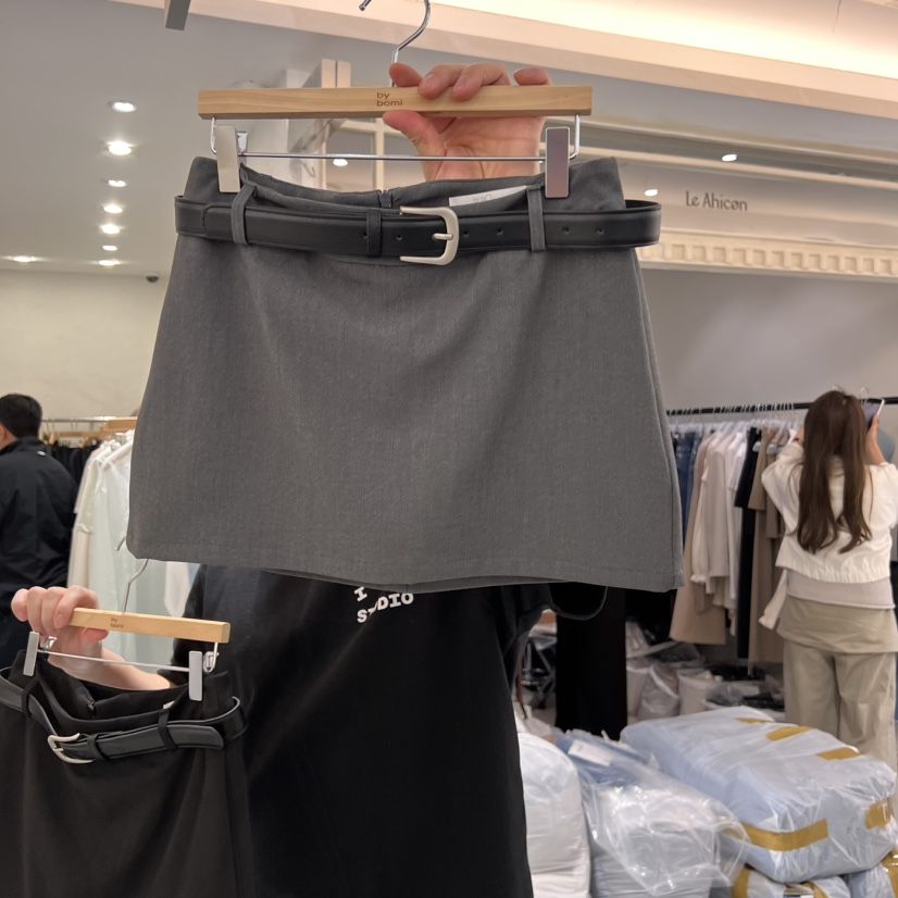 BY BOMI東大門直郵女裝新款熱賣真品25春夏人氣裙褲包含腰帶BY BOMI裙褲