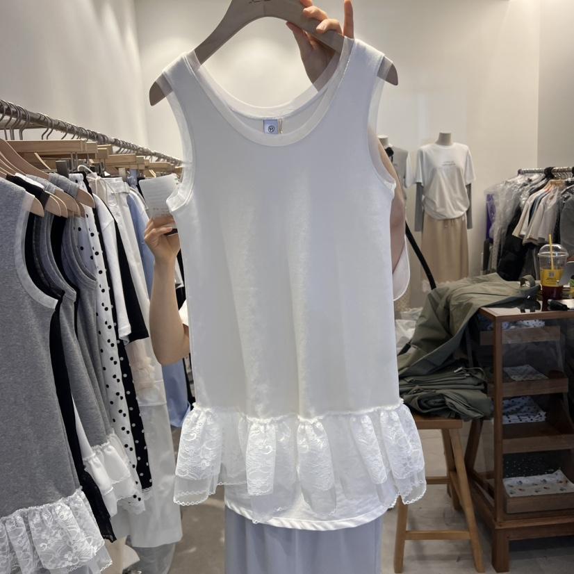 TAN&amp;COMO韓國直郵女裝新品推薦熱賣人氣休閑時尚吊帶背心tan-COMO吊帶/背心