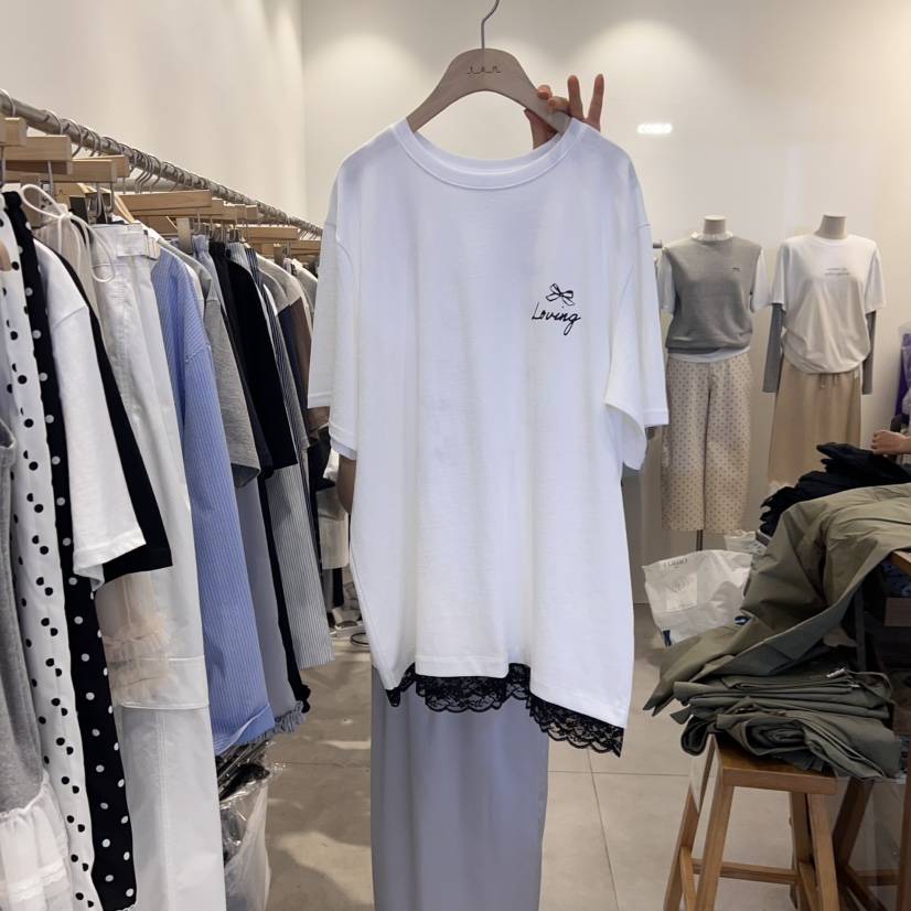 TAN&amp;COMO韓國直郵女士新品真品時尚熱賣休閑25春夏T恤tan-COMOT恤