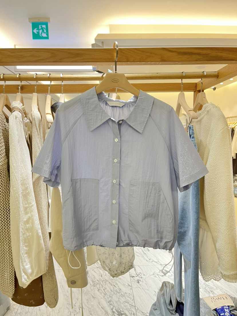 TIZZI直郵韓國代購㊣女裝新款職業熱賣休閑25春夏襯衫蕾絲衫TIZZI襯衫/蕾絲衫