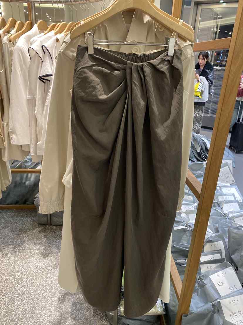 SOF韓國直郵㊣東大門實拍女裝新品休閑熱賣時尚職業休閑褲褶皺SOF休閑褲
