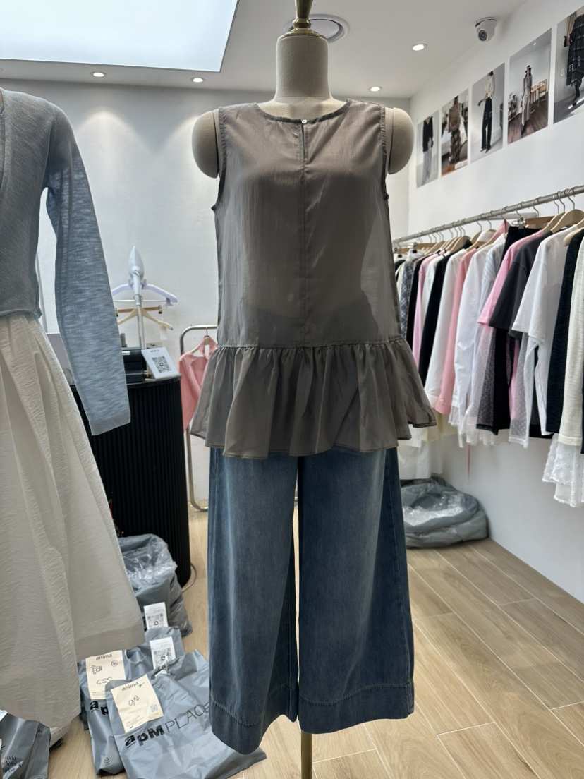 ANIMA韓國直郵㊣女裝新品25春夏熱賣推薦時尚人氣休閑吊帶背心RIETTE吊帶/背心