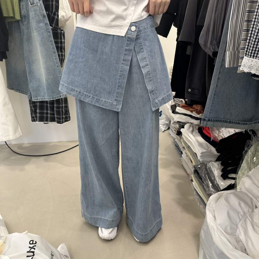 RIVER RAIN直郵韓國代購㊣女裝新品休閑25春夏熱賣職業裙褲RIVER RAIN裙褲